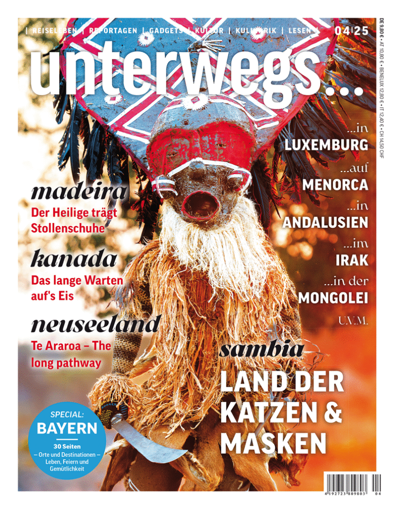 Titelbild unterwegs Reisemagazin Ausgabe Sommer 2025